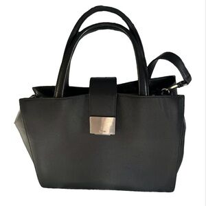 Tumi Black Leather Satchel